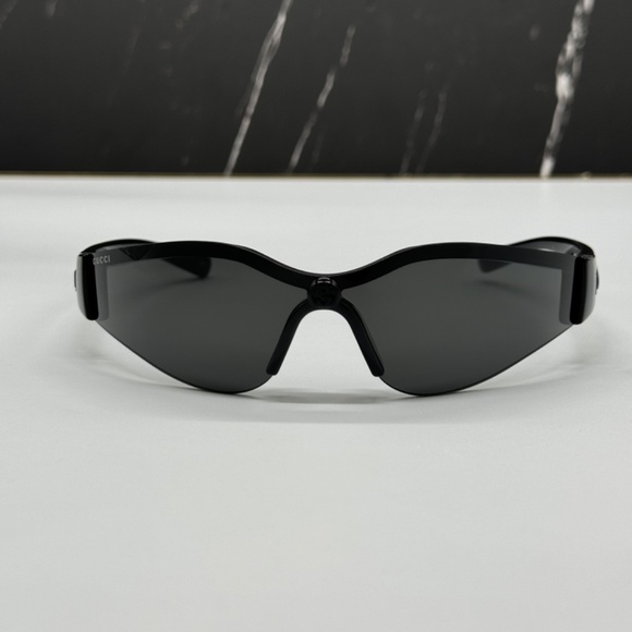 NEW GG1651S 001 GUCCI BLACK GREY GEOMETRIC UNISEX GUCCI SUNGLASSES - Picture 3 of 12